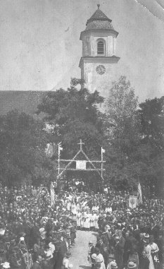 Ettinger Kirche in den 20er Jahren